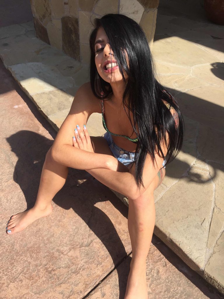 Petite All Natural Latina Gina Valentina Behind The Scenes