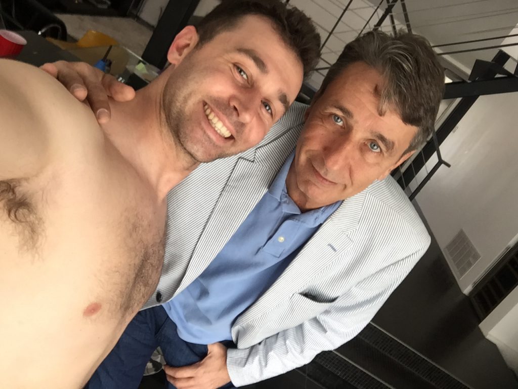 Steve Holmes - Porn Star Steve Holmes And James Deen Selfies From Set